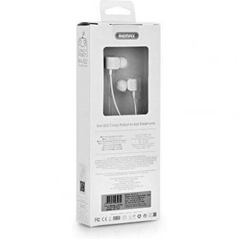 Remax RM-502 White In-Ear Headphones with Microphone and Remote