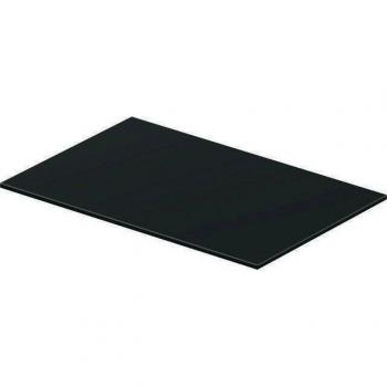 Duravit DuraSquare Inserto de Vidrio 47x38cm, Vidrio de Seguridad, Color Negro para Consolas Metálicas