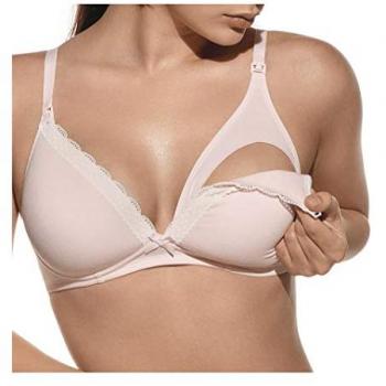 Sujetador Maternal Selene Jasmina Copa C Rosa 110C sin aros