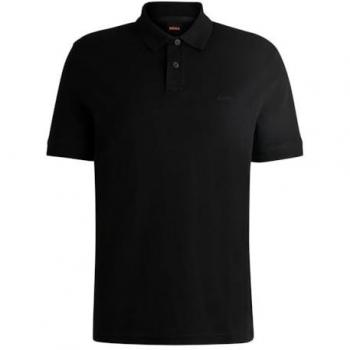 Hugo Boss Men's Pe Interlock Polo Shirt - Black - Size 40/Regular