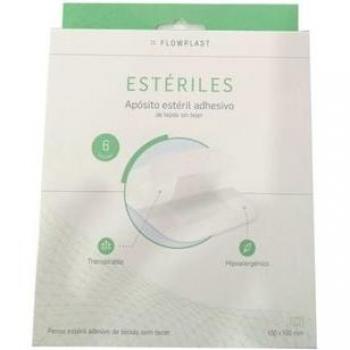 Apósito Estéril Adhesivo Flowplast 100x100 mm - 6 Unidades