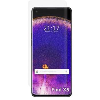 Protector Cristal Templado Curvo UV Completo para Oppo Find X5 5G - Protección de Borde a Borde