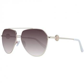 Gafas de Sol Aviador para Mujer Guess GF6140 Amarillo con Gradiente Dorado y Marrón, Talla Única