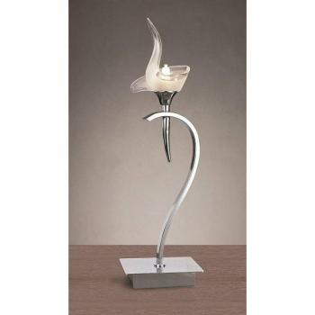 Lámpara de mesa Viena 1 Bulb G9, cromo pulido