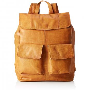 PIECES - Pctalula Leather Backpack, Bolsos mochila Mujer, Marrón
