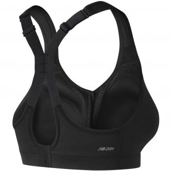 New Balance Bra NB Power Sujetador, Mujer, Black, M