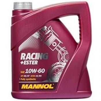 Aceite de Motor MANNOL Racing+Ester 10W-60 4L | Máxima Protección y Alto Rendimiento para Coches Deportivos