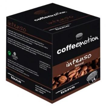 Taurus Coffeemotion Intenso - Café selección Guatemala, Brazil e India, Pack 14 cápsulas
