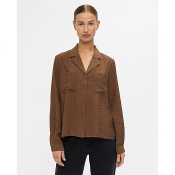 Camisa de mujer abotonada Object