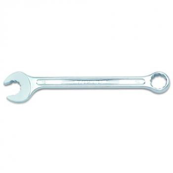 Llave combinada TOPTUL AAEQ1919 - Llave de doble boca, tamaño 19mm, fabricada en acero al cromo-vanadio, acabado pulido brillante, diseño ergonómico para un mejor agarre y