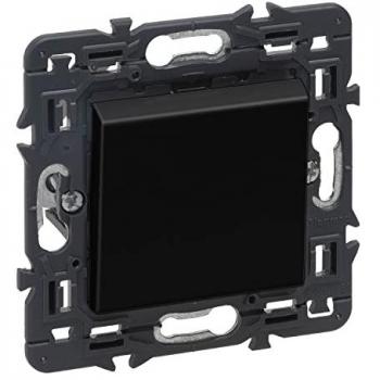 Conmutador Legrand Valena Next Negro 9x9x3.8 cm ABS Empotrable