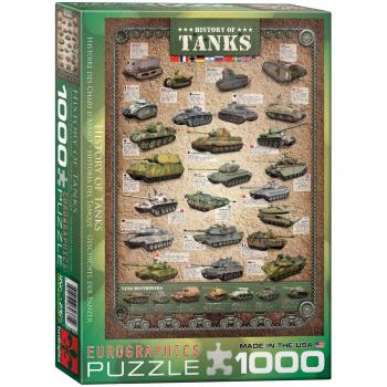 Eurographics History of Tanks Puzzle - 1000 Pieces