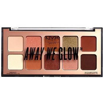 Paleta de Sombras NYX Professional Makeup Away We Glow Tono 2 Electric Multicolor