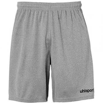 uhlsport Center Basic Shorts Without Slip Shorts De Juego, Hombre, Gris Oscuro Mezcla/Negro, 140