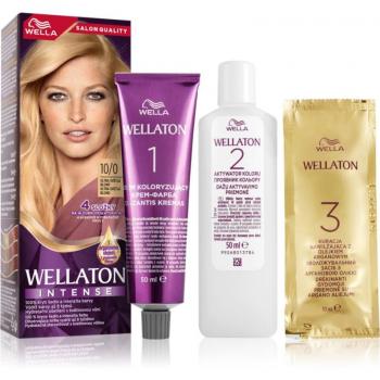 Wella Wellaton Intense Permanent Hair Dye with Argan Oil - Shade 10/0 Lightest Blonde