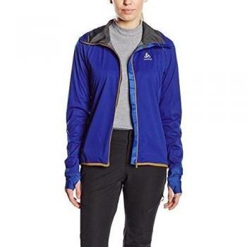 Odlo Zeroweight a prueba corriendo chaqueta de las mujeres, mujer, color Azul - añil, tamaño small