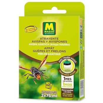 Atrayente Efecto Inmediato para Avispas Velutinas - Sin Olores - 2 Sobres de 75ml - Massó