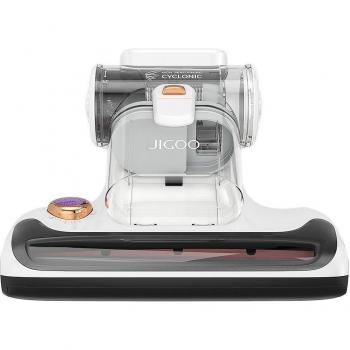 Aspirador de colchón JIGOO T600 con diseño de doble copa-99.99% eliminación de ácaros del polvo con sistema difusor de aroma
