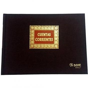 Dohe 9927 - Libro de contabilidad, cuentas corrientes, cuarto apaisado