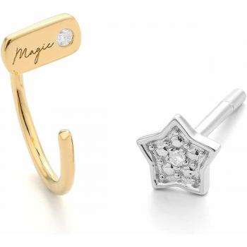 Pendientes Mujer Secrecy Plata de Ley 1,5 cm
