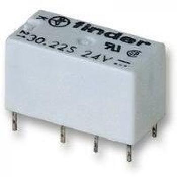 RELE 5Vcc 2 CIRCUITOS CONMUTADOS 2A SUBMINIATURA TIPO DIL 21,5x11,5x11mm FINDER 30.22.7.005.0010