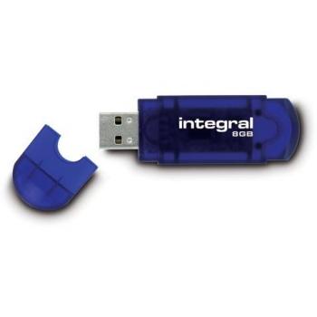 Integral Memory INUSB8GB - Memoria Port USB de 8 GB, Color Negro