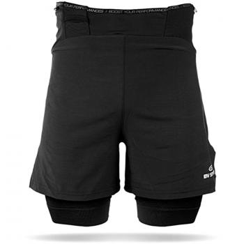 BV Sport CSX EVO2 Combo Black Trail/Running Shorts and Tights