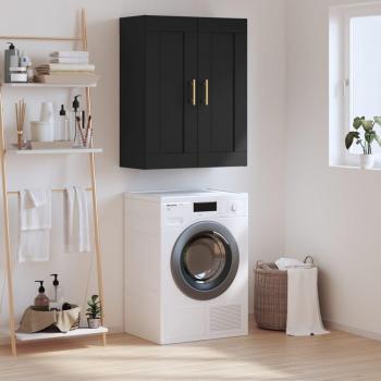 Mueble de pared negro 69,5x34,90 cm madera multicapa