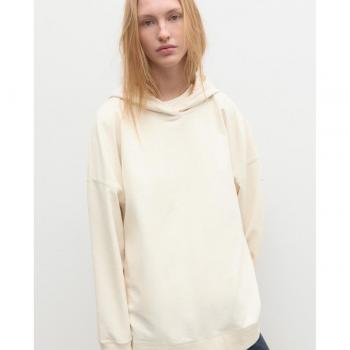 Sudadera oversize Puglia blanco Ecoalf
