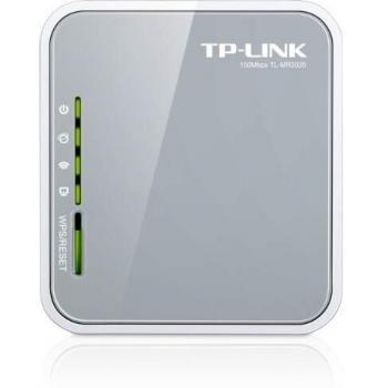 TP-Link Portable 3G/4G Wireless N Router, 1x 2.0 USB Port + 1xMicro USB Port, 1x Fast WAN/LAN Ports, WISP Mode, Travel-size Design, No Configuration Required, UK Plug
