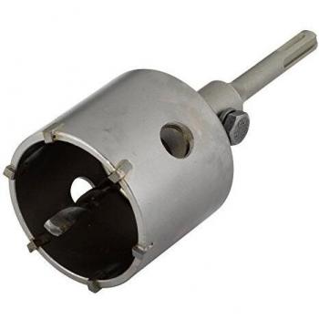 Wolfcraft 8914000 corona hueca con broca centradora SDS-plus. Resistente a percusión. Profundidad de corte 46 mm. Embalaje especial para venta cruzada PACK 1, plata