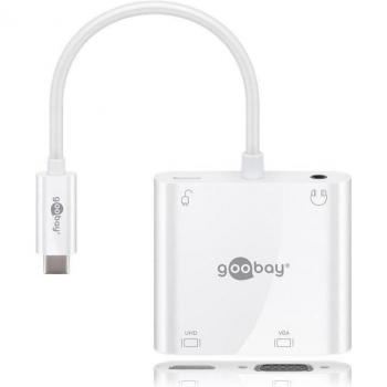 Adaptador Multiport USB-C con HDMI, VGA y Power Delivery 100 W - 4K a 60 Hz