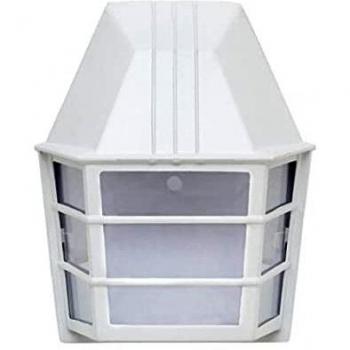Aplique exterior aluminio Acrux 1xE27 blanco
