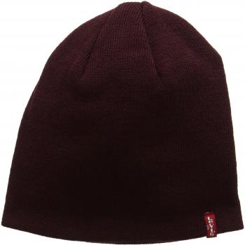 Levi's Otis Beanie Gorro de Punto, Rojo