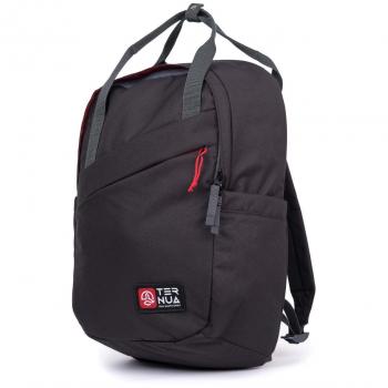 Mochila Ternua Red Bay 18 Black Negro, mochila deportiva, color negro, capacidad de 18 litros, diseño ergonómico, material resistente al agua, compartimentos múltiples para organización, correas ajustables y acolchadas