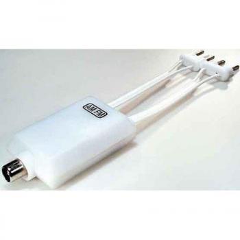 Adaptador bifurcador de receptor de radio E+P DIN 45 325 (0.20 m) con cable de red