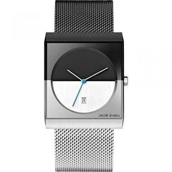 Jacob Jensen Mens Analogue Quartz Watch with Stainless Steel Strap JJ515
