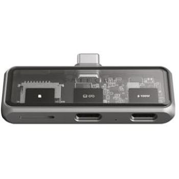 Hub USB-C Satechi Mobile XR 100W con Lector microSD, Soporte 4K, Compacto y Ligero