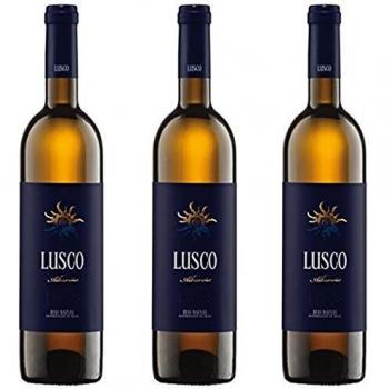 Lusco Albariño - Vino Blanco D.O. Rías Baixas - 3 x 750 ml - Total: 2250 ml