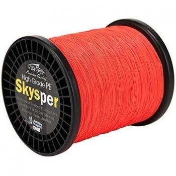 Skysper® 1000m Sedal Trenzado 20lb/ 0.165mm de PE 100% Línea de Pesca Profesional Borgaña