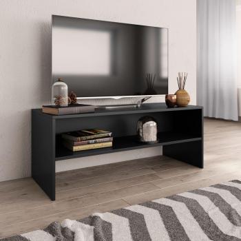 Mueble Para TV con Compartimento Abierto 40x100x40 cm - Negro