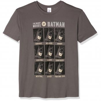 CID DC Originals-Moods of Batman, Camiseta para Hombre, Gris Grey, Large