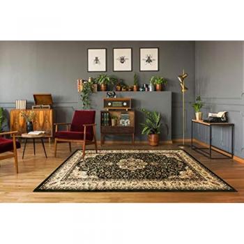 Alfombra Royal AGY Clásica Verde Oscuro 100x200 cm