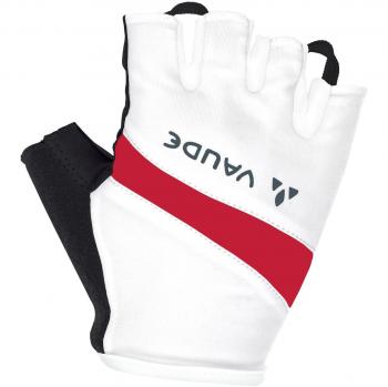 VAUDE Active Gloves Guantes, Primavera/Verano, Mujer, Color Blanco, Rojo, tamaño 8