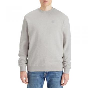 Men's Essentials Grey Logo Sweatshirt - Size M - 100% Cotton by Scotch & Soda