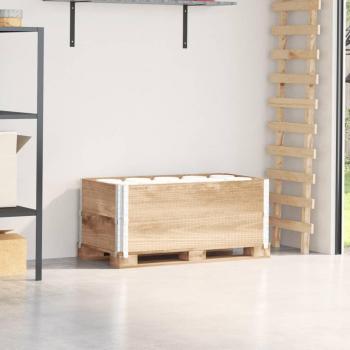 Paredes de palets 2 piezas 100x50 cm madera maciza de pino Marrón