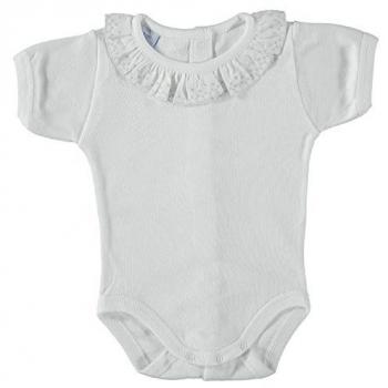 Pack de 2 bodys Babidu manga corta con cuello batista para bebé unisex
