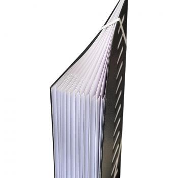 Carpeta de escritorio extendida, DIN A4, 1-7 compartimentos, color negro