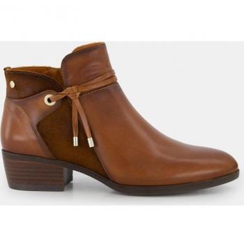 Botines Pikolinos Daroca W1U-8505 para Mujer de Piel con Cremallera y Planta Acolchada en Color Cuero