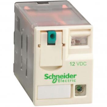Schneider Electric RXM4AB2JD Relé de Miniatura Enchufable Zelio RXM 4 Ca 12 V Cc Led